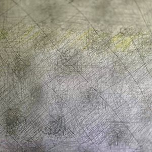 blei-buntstift performance-zeichnung 150x152cm