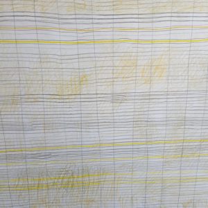 blei-buntstift performance-zeichnung 150x152cm_FromNothing_shaky parallel lines