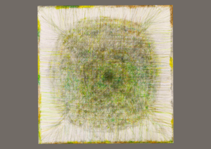 buntstiftzeichnung auf 150x152cm