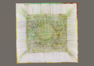 buntstiftzeichnung auf 150x152cme