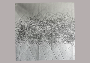 blei/buntstiftzeichnung auf 150x152cm, detail