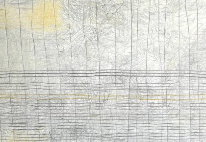 blei/buntstiftzeichnung auf 150x152cm, detail